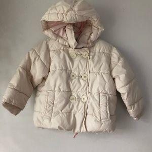 Baby Gap Girl’s Off White Winter Jacket